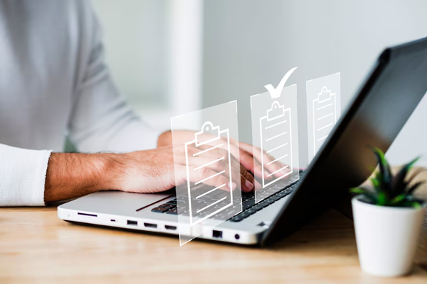 A person uses Key Tools for Form Development